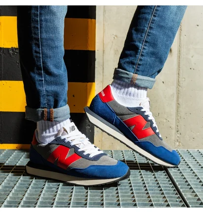 Кроссовки мужские New Balance Ms237Le1 Blue/Grey MS237LE1