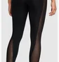 Леггинсы женские Nike W Np Df Mr 7/8 Mesh Tight Black FN4981-010