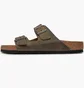 Тапочки жіночі BIRKENSTOCK Arizona Oiled Leather Faded Khaki Olive 1027022