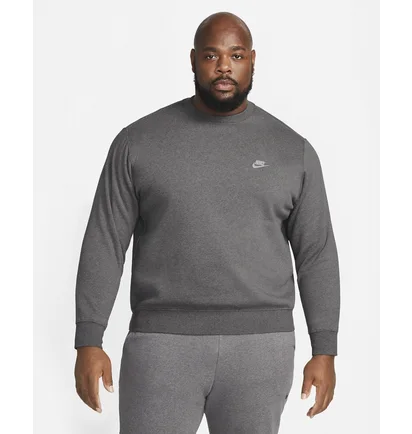 Свитшот мужской Nike M NSW CLUB CRW BB Grey BV2662-071
