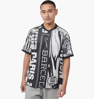 Футболка мужская Nike Dri-Fit Football Jersey White/Black FN2393-010