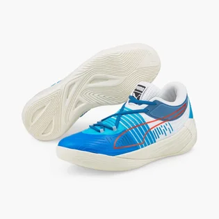Кросівки унісекс Puma Fusion Nitro Basketball Shoes Light Blue/White 195587-06