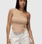 Майка женская Air Jordan Asymmetrical Rib Tank Beige FN5798-244