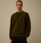 Світшот чоловічий C.P. Company Emerized Diagonal Fleece Olive 19CMSS249A006614G-683