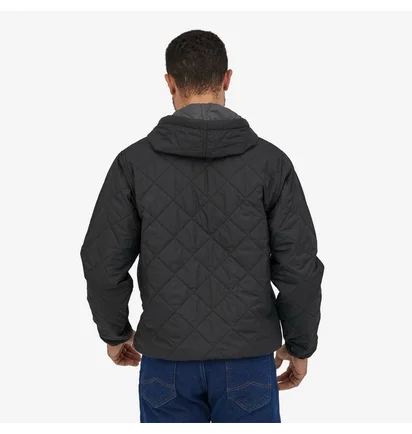 Куртка мужская Patagonia Diamond Quilted Bomber Hoody Black BLK27610