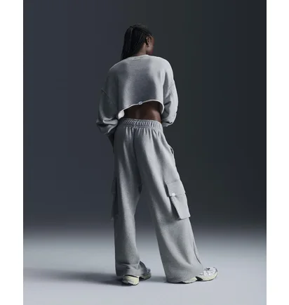 Світшот жіночий Nike Sportswearoversized French Terry Shrug Grey FV7509-063