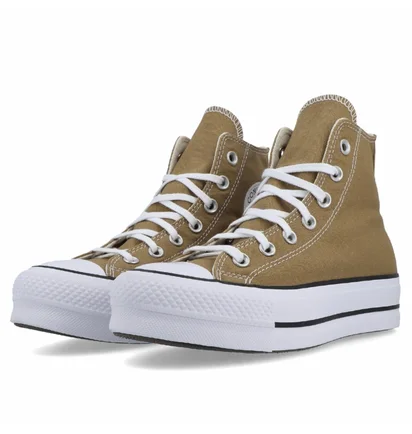 Кеды унисекс Converse All Star Ctas Lift Hi Trek Tan Brown A07210C