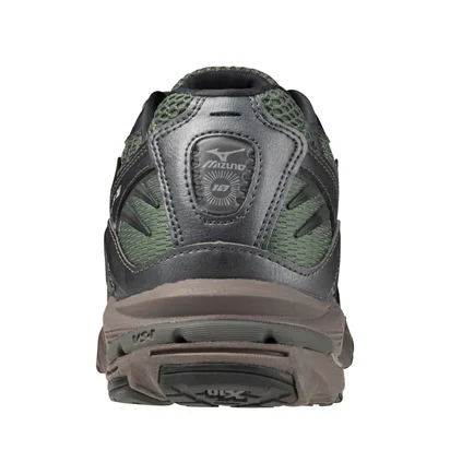 Кроссовки унисекс Mizuno Wave Rider 10 Green D1GA243109