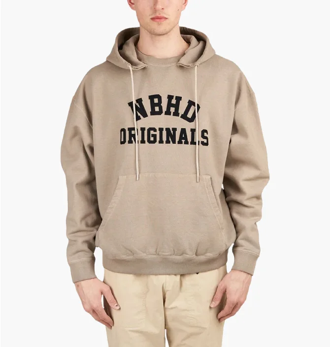 Худі чоловіче Neighborhood Sulfur Dye Beige 221OKNH-CSM06