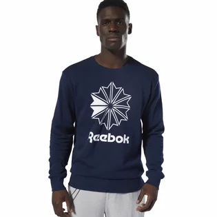 Свитшот мужской Reebok Classic Big Iconic Crewneck Sweatshirt Blue DT8121