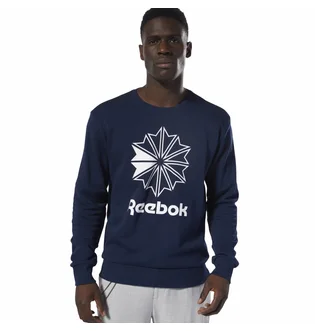 Свитшот мужской Reebok Classic Big Iconic Crewneck Sweatshirt Blue DT8121