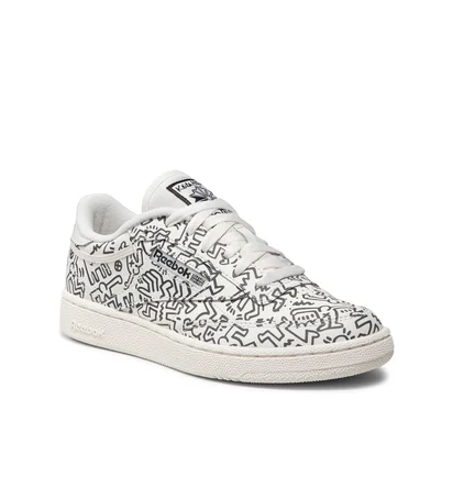 Кросівки чоловічі Reebok Club C Keith Haring White GZ1458