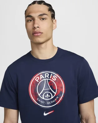 Футболка мужская Nike Psg 24/25 Crest Blue FV8558-410