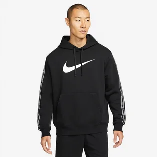 Худи мужское Nike Sportswear Repeat Pullover Fleece Hoodie Black Dx2028-010
