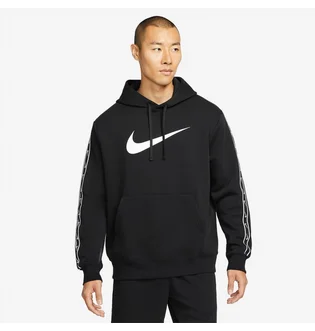 Худи мужское Nike Sportswear Repeat Pullover Fleece Hoodie Black Dx2028-010