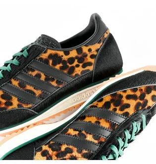 Кроссовки женские Adidas Sl 72 Og Leopard Print Black/Brown JI0187