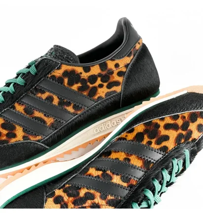 Кроссовки женские Adidas Sl 72 Og Leopard Print Black/Brown JI0187
