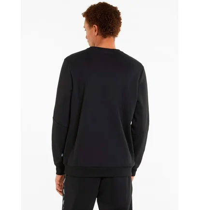 Свитшот мужской Puma Ess+ Tape Crew Fl Black 84903801
