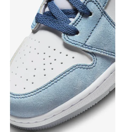 Кросівки дитячі Air Jordan 1 Mid Gs Light Blue/White Dr6235-401
