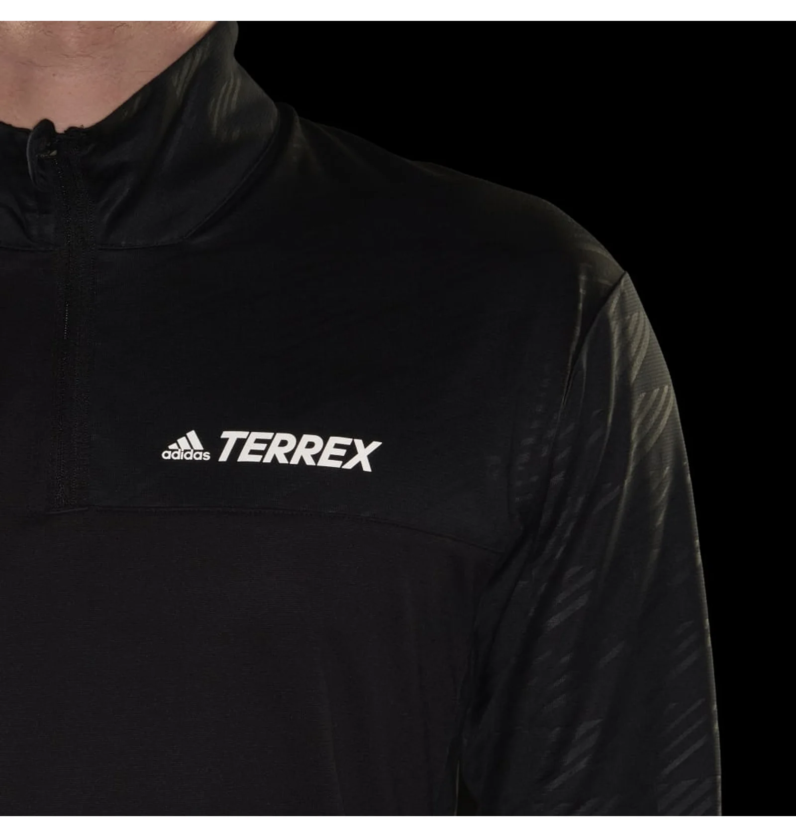 ᐉ Лонгслив мужской Adidas Terrex Multi Half-Zip Tee Black H53391