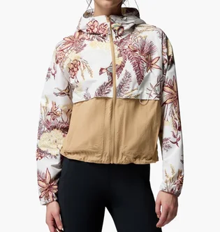 Вітровка жіноча Columbia Spire Valley™ Printed Windbreaker White/Beige 2116491CLB-125
