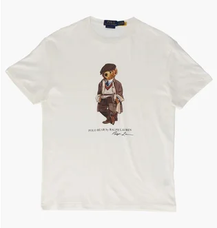 Футболка чоловіча Polo Ralph Lauren Bear White 710980310001
