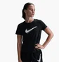 Футболка женская Nike One Swsh Hbr Dri-Fit Ss Black HJ2204-010