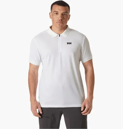 Поло мужское Helly Hansen Hp 1/2 Zip White 34503-001