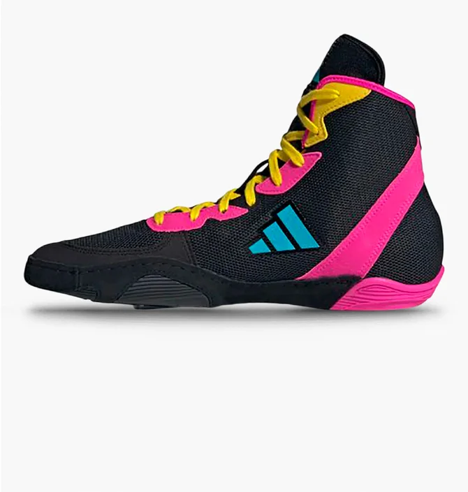Борцовки мужские Adidas Adizero Black/Pink JQ4990