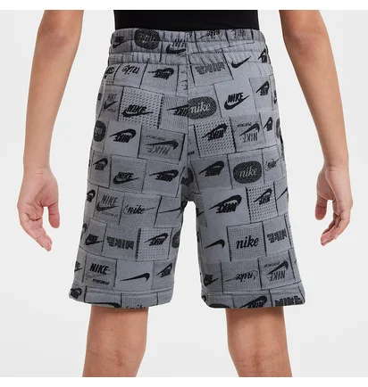 Шорты детские Nike K Ns Club Ft Short Aop Grey FN8743-084