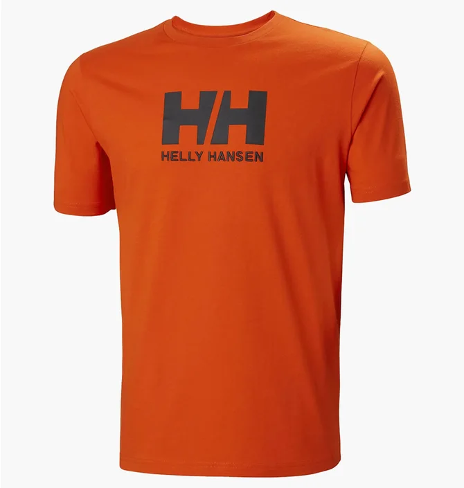 Футболка мужская Helly Hansen Logo T-Shirt Orange 33979-300