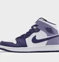 Кроссовки детские Air Jordan Air 1 Mid White/Violet DQ8423-515