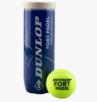 М'яч для великого тенісу Dunlop Fort Padel 3Pet Yellow 601555