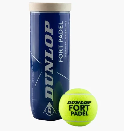 Мяч для большого тенниса Dunlop Fort Padel 3Pet Yellow 601555