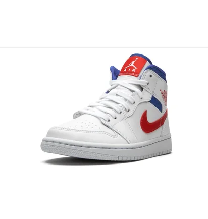 Кроссовки женские Air Jordan Wmns 1 Mid White BQ6472-164