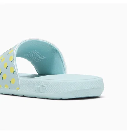 Тапочки детские Puma Cool Cat 2.0 Lemon Slides Turquoise 395657-02