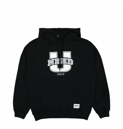 Худі чоловіче Neighborhood College Hooded Sweatshirt Ls Black 231FPNH-CSM02-BLACK
