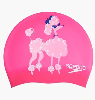 Шапочка для плавання дитяча Speedo Slogan Prt Cap Ju/Jf/Jm Pink 8-0838616719