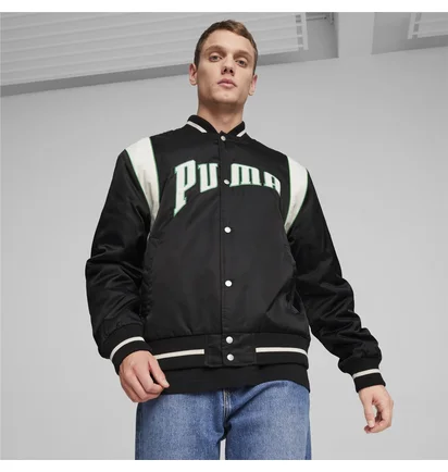 Бомбер мужской Puma Team Varsity Black 623691-01