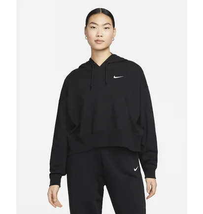 Худі жіноче Nike W Nsw Jrsy Os Po Hoodie Black Dm6417-010