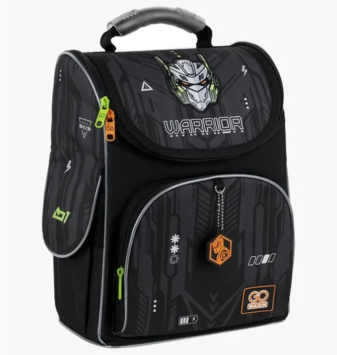 Рюкзак детский GoPack Warrior Black GO25-5001S-8