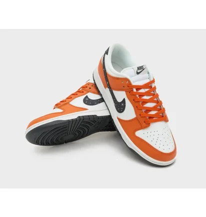 Кроссовки мужские Nike Dunk Low White/Orange FV6909-800