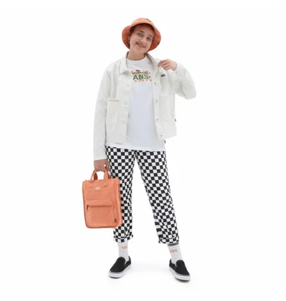 Футболка женская Vans Fruit Checkerboard Box Logo White VN0003V8WHT