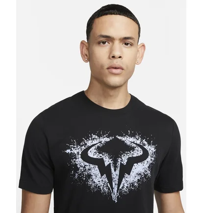 Футболка чоловіча Nike Rafa Dri-Fit Tennis T-Shirt Black FD0032-010