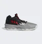Кросівки унісекс Adidas Dame 8 Basketball Shoes Black/Grey Hr1558
