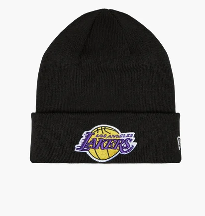 Шапка унисекс NEW ERA Ess Lakers Black 60348856
