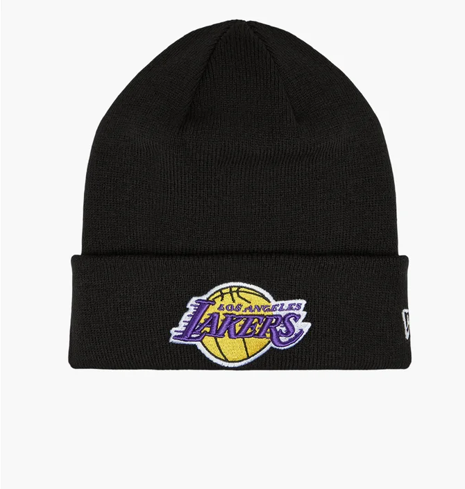 Шапка унисекс NEW ERA Ess Lakers Black 60348856