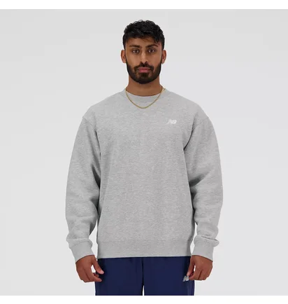 Свитшот мужской New Balance Sport Essentials Fleece Crew Grey MT41510-AG