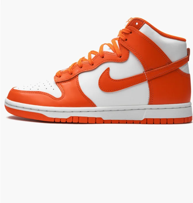 Кросівки чоловічі Nike Dunk High White/Orange DD1399-101