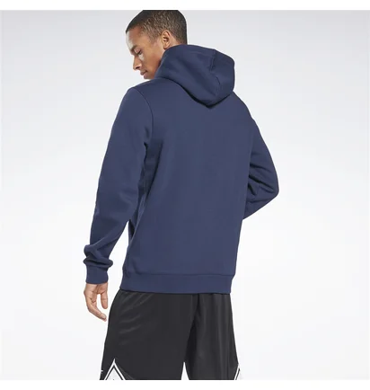 Худи мужское Reebok Identity Fleece Hoodie Blue Gr1660